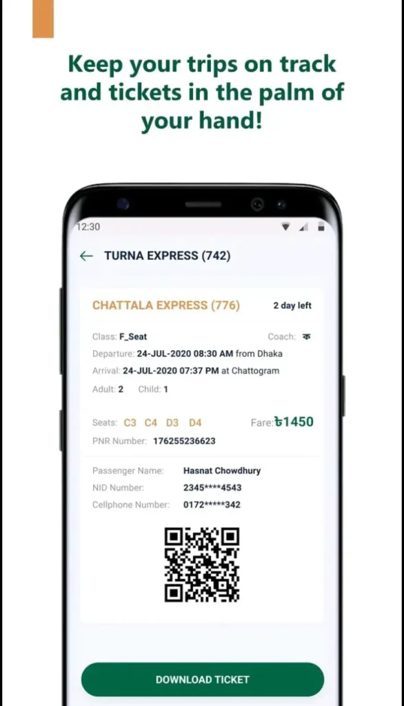 Railway Ticket
